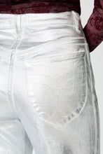 Load image into Gallery viewer, Sailor Wide Leg Jeans Long - Silver Foil
