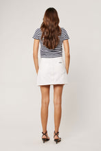 Load image into Gallery viewer, A-Line Mini Skirt - Vintage White Zip
