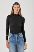 Load image into Gallery viewer, Daisy Lace High Neck Top