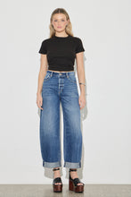 Load image into Gallery viewer, Gigi Barrel Jean - Paris Texas Turn Up