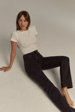 Load image into Gallery viewer, Loulou Straight Jean - Black Sand