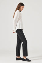 Load image into Gallery viewer, Loulou Straight Jean - Black Sand