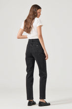 Load image into Gallery viewer, Loulou Straight Jean - Black Sand