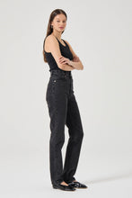 Load image into Gallery viewer, Loulou Straight Jean Long - Black Sand