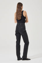 Load image into Gallery viewer, Loulou Straight Jean Long - Black Sand