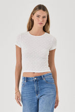 Load image into Gallery viewer, Daisy Lace Tee - Vintage White