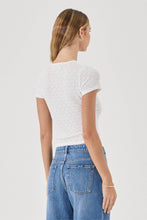 Load image into Gallery viewer, Daisy Lace Tee - Vintage White
