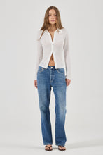 Load image into Gallery viewer, Daisy Lace Long Sleeve Shirt - White