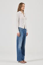 Load image into Gallery viewer, Daisy Lace Long Sleeve Shirt - White