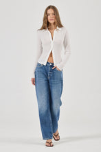 Load image into Gallery viewer, Daisy Lace Long Sleeve Shirt - White