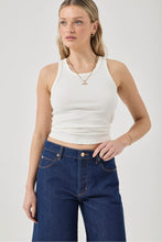Load image into Gallery viewer, Studio Rib Tank - White