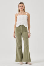 Load image into Gallery viewer, Eastcoast Flare Jean - Olive Baby Cord