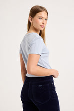 Load image into Gallery viewer, Pointelle Classic Tee - Dusty Blue