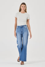 Load image into Gallery viewer, Pointelle Classic Tee - Grey Marle