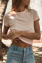 Load image into Gallery viewer, Pointelle Classic Tee - Pale Pink