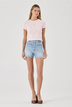 Load image into Gallery viewer, Pointelle Classic Tee - Pale Pink