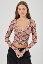 Load image into Gallery viewer, Field Lines Long Sleeve Top