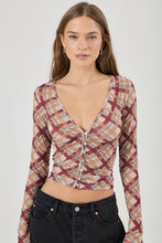 Load image into Gallery viewer, Field Lines Long Sleeve Top