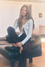 Load image into Gallery viewer, Eastcoast Flare Jean - Dark Cherry Cord