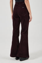 Load image into Gallery viewer, Eastcoast Flare Jean - Dark Cherry Cord