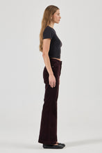 Load image into Gallery viewer, Eastcoast Flare Jean - Dark Cherry Cord