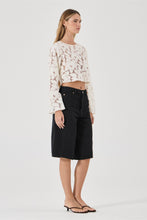 Load image into Gallery viewer, Charlotte Culotte Short - Noir