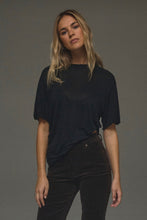 Load image into Gallery viewer, Sheer Lyocell Tee - Black