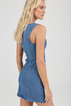 Load image into Gallery viewer, Carmen Denim Mini Dress - Canyon Stone