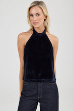 Load image into Gallery viewer, Cameo Halter Top Velvet