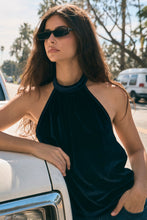 Load image into Gallery viewer, Cameo Halter Top Velvet