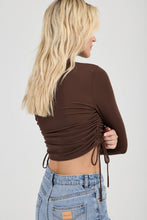 Load image into Gallery viewer, Selena Rouched Long Sleeve Top