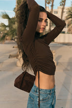 Load image into Gallery viewer, Selena Rouched Long Sleeve Top