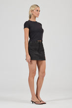 Load image into Gallery viewer, High Line Mini Skirt - Espresso Coated