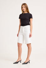 Load image into Gallery viewer, Charlotte Denim Shorts Cinch - Vintage White
