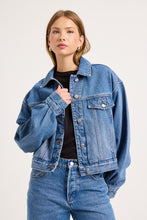 Load image into Gallery viewer, Denim Swing Jacket - Soho Vintage