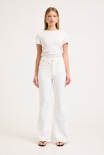 Load image into Gallery viewer, Eastcoast Flare Jean - Cleo Vintage White