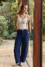 Load image into Gallery viewer, Gigi Barrel Trade Pants - Drill True Navy