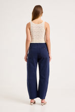 Load image into Gallery viewer, Gigi Barrel Trade Pants - Drill True Navy