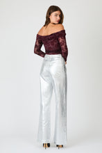 Load image into Gallery viewer, Sailor Wide Leg Jeans Long - Silver Foil