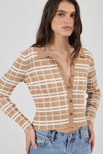 Load image into Gallery viewer, Daybreak Knit Top Check