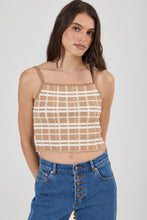 Load image into Gallery viewer, Daybreak Knit Tank Check