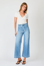 Load image into Gallery viewer, Sailor Wide Leg Cinch Jeans - Lennon Blue