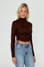 Load image into Gallery viewer, Selena Rouched Long Sleeve Top