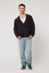 Shag Cardigan - Charcoal