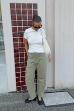 Load image into Gallery viewer, Gigi Barrel Trade Jeans - Drill Summer Olive

