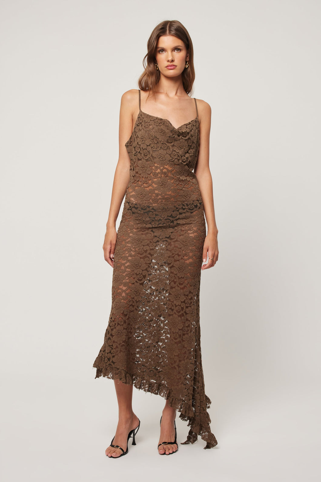 Asymmetrical Slip Lace