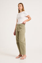 Load image into Gallery viewer, Gigi Barrel Trade Jeans - Drill Summer Olive
