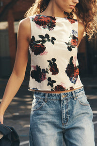 Camille Top Velvet