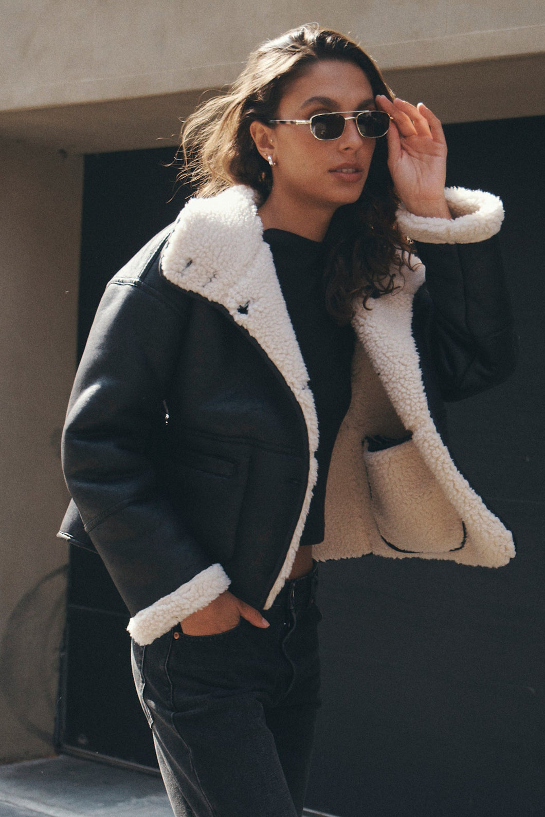 Faux Shearling Jacket