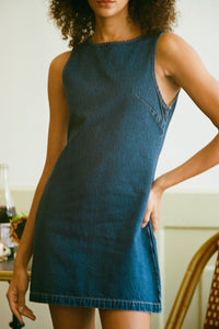 Shift Dress - Deep Blue